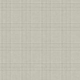 York Fox Hollow Light Grey Dashed Plaid Wallpaper