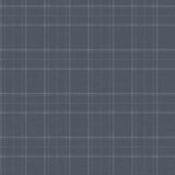 York Fox Hollow Dark Blue Dashed Plaid Wallpaper