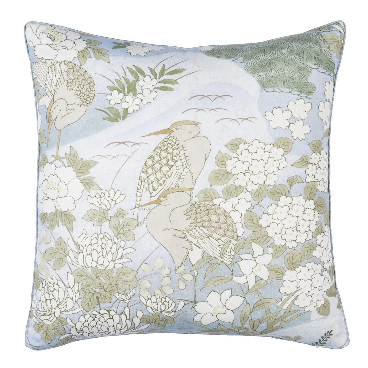 Schumacher Sky 18" x 18" Golden Hills Pillow