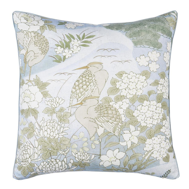 Schumacher Sky 18" x 18" Golden Hills Pillow