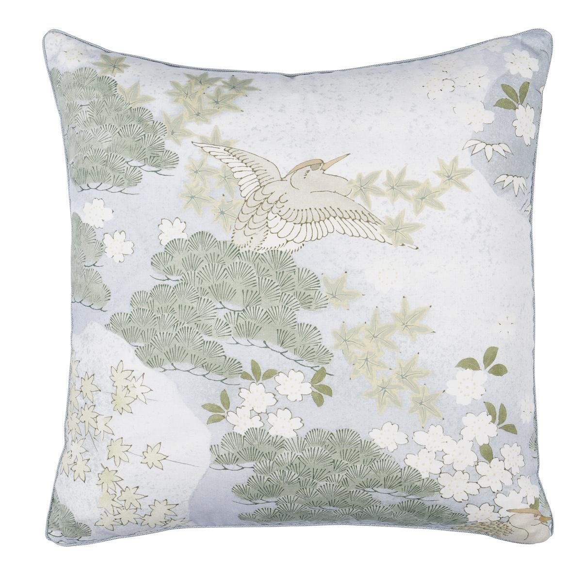 Schumacher Sky 18" x 18" Golden Hills Pillow