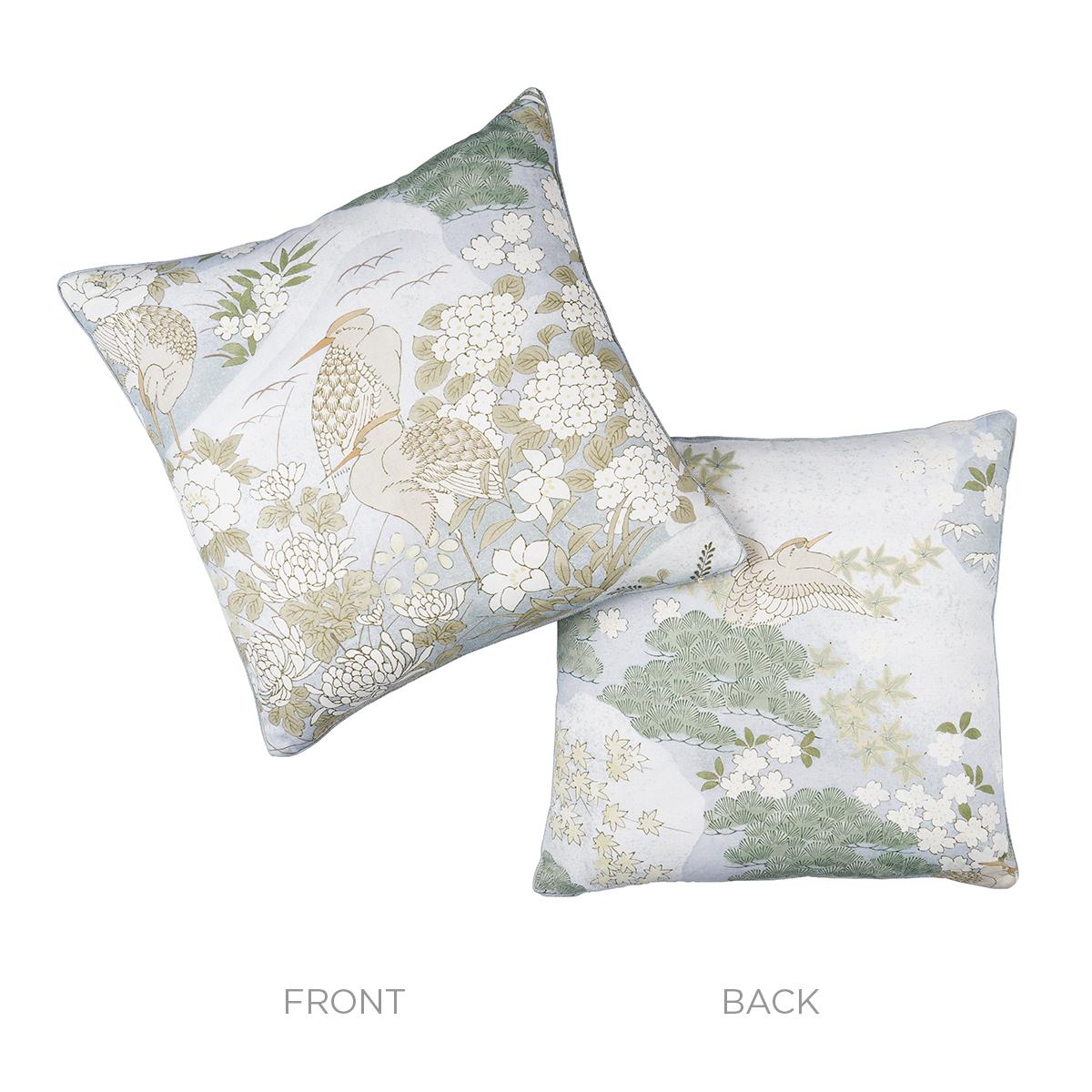 Schumacher Sky 18" x 18" Golden Hills Pillow
