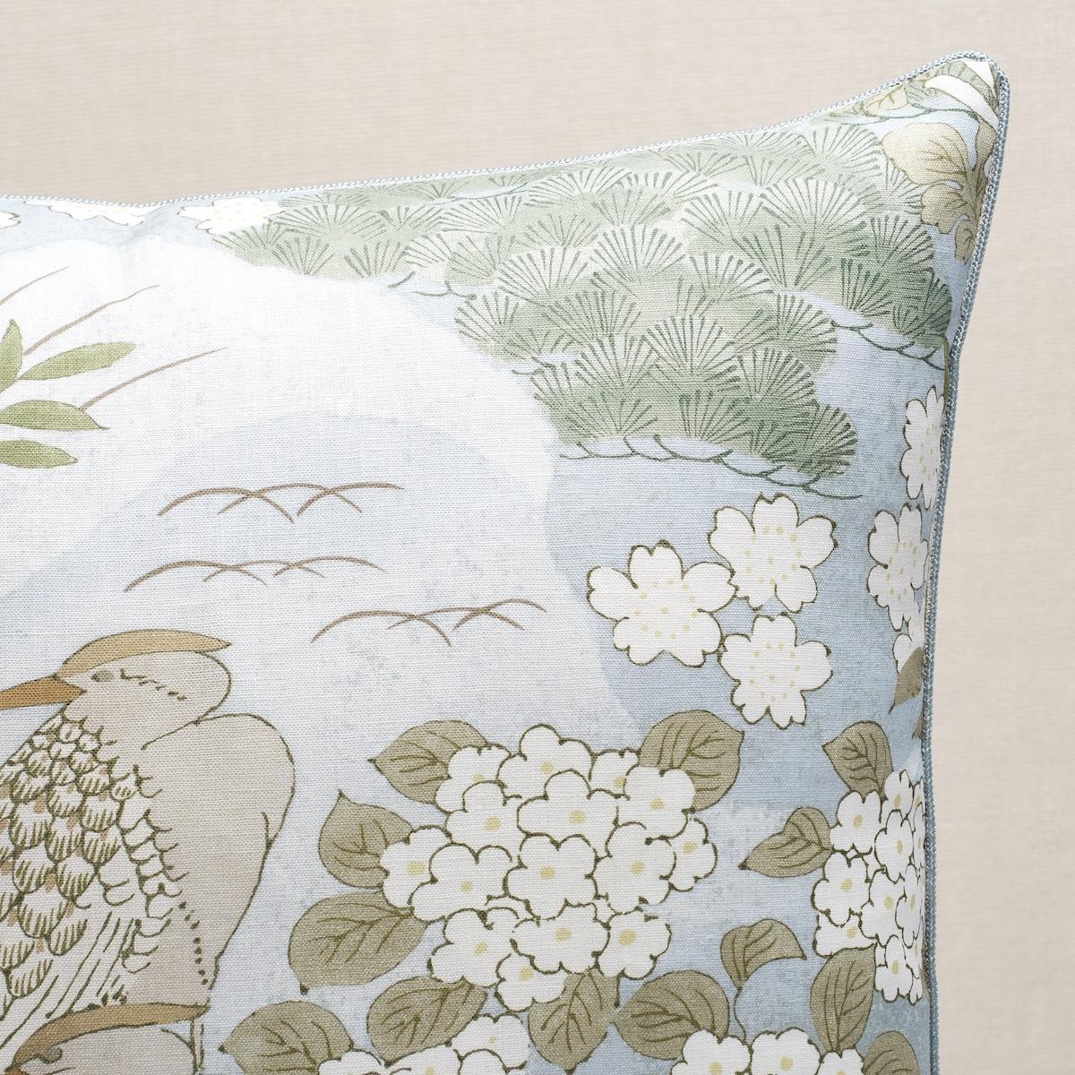 Schumacher Sky 18" x 18" Golden Hills Pillow