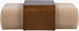 Surya Argon ARGN-002 16"H x 54"W x 30"D Bench/Ottoman/Stool
