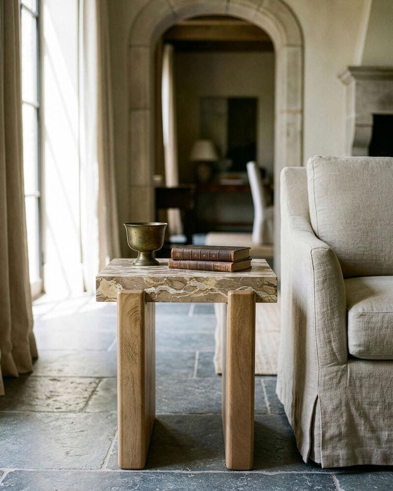 Surya Aureli AURE-002 22"H x 20"W x 20"D Accent Table