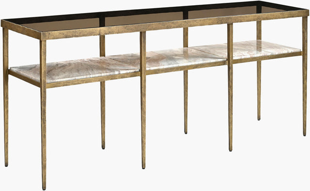 Surya Cavalli CVLI-001 30"H x 68"W x 17"D Accent Table