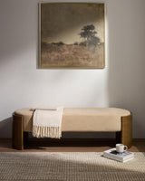 Surya Daphnie DAPH-001 18"H x 60"W x 30"D Bench/Ottoman/Stool
