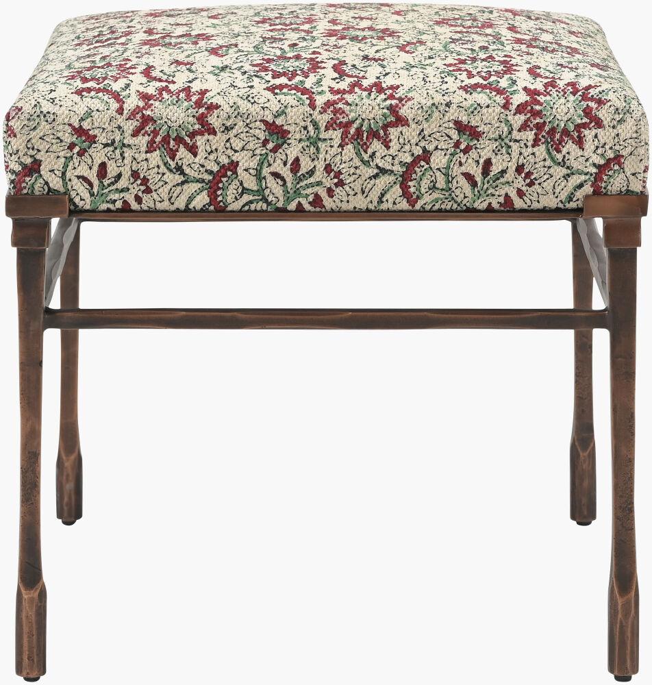 Surya Eveena EVNA-002 19"H x 20"W x 20"D Bench/Ottoman/Stool