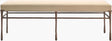 Surya Evera EVRA-001 19"H x 60"W x 18"D Bench/Ottoman/Stool