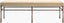 Surya Evera EVRA-001 19"H x 60"W x 18"D Bench/Ottoman/Stool