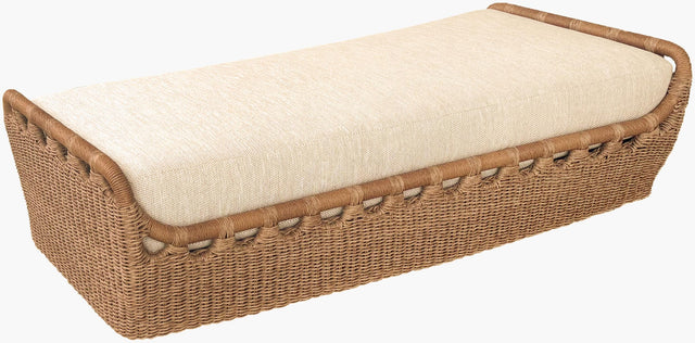Surya Marvella MARV-004 24"H x 76"W x 38"D Bench/Ottoman/Stool