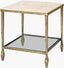 Surya Nivara NIVA-002 22"H x 20"W x 20"D Accent Table