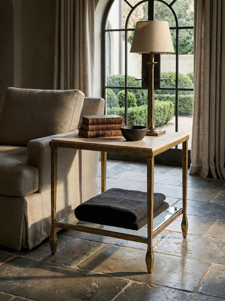 Surya Nivara NIVA-002 22"H x 20"W x 20"D Accent Table