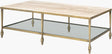 Surya Nivara NIVA-001 17"H x 54"W x 28"D Accent Table