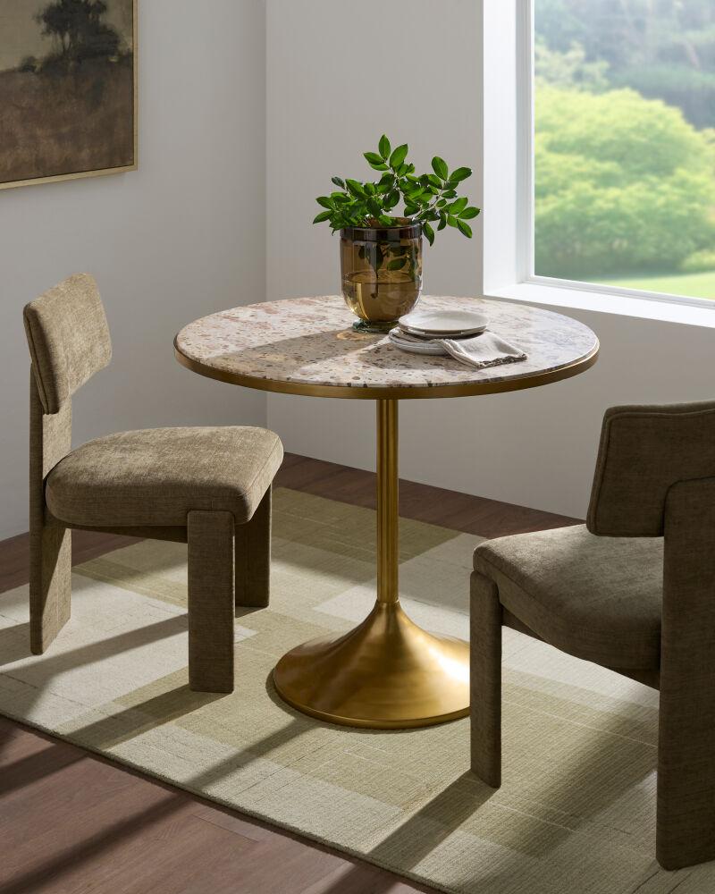 Surya Sitara SITA-001 34"H x 21"W x 22"D Dining Table/Seating