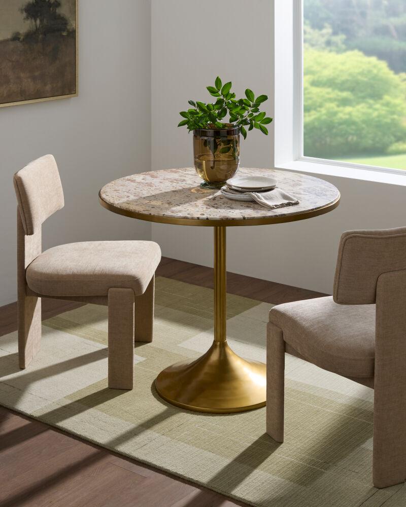 Surya Sitara SITA-002 34"H x 21"W x 22"D Dining Table/Seating