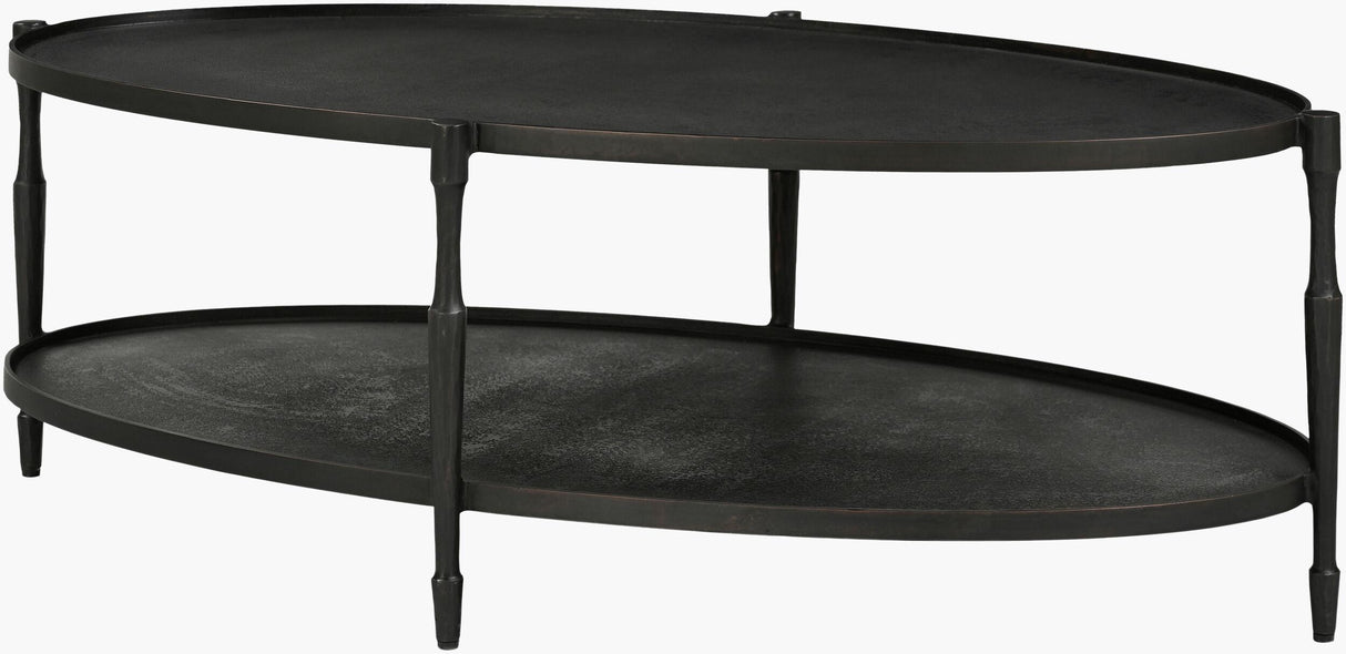 Surya Vitra VITR-001 17"H x 52"W x 27"D Accent Table