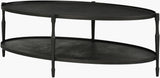 Surya Vitra VITR-001 17"H x 52"W x 27"D Accent Table