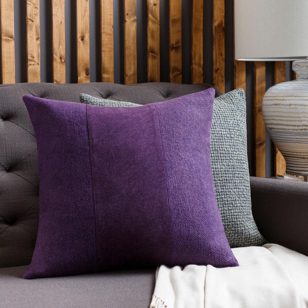 Surya Washed Stripe WSS-004 18"L x 18"W Pillow