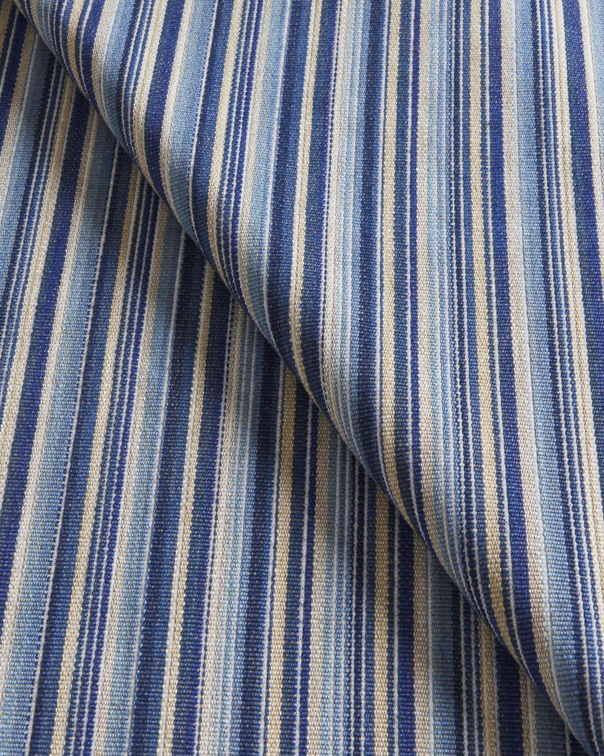 Brunschwig & Fils CANTAL STRIPE BLUE Upholstery Fabric