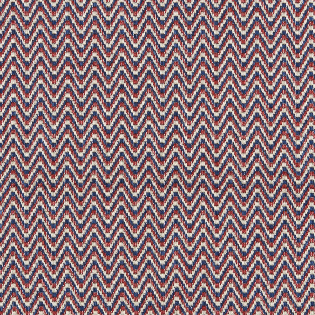 Brunschwig & Fils LAUBINET WEAVE RED/BLUE Upholstery Fabric