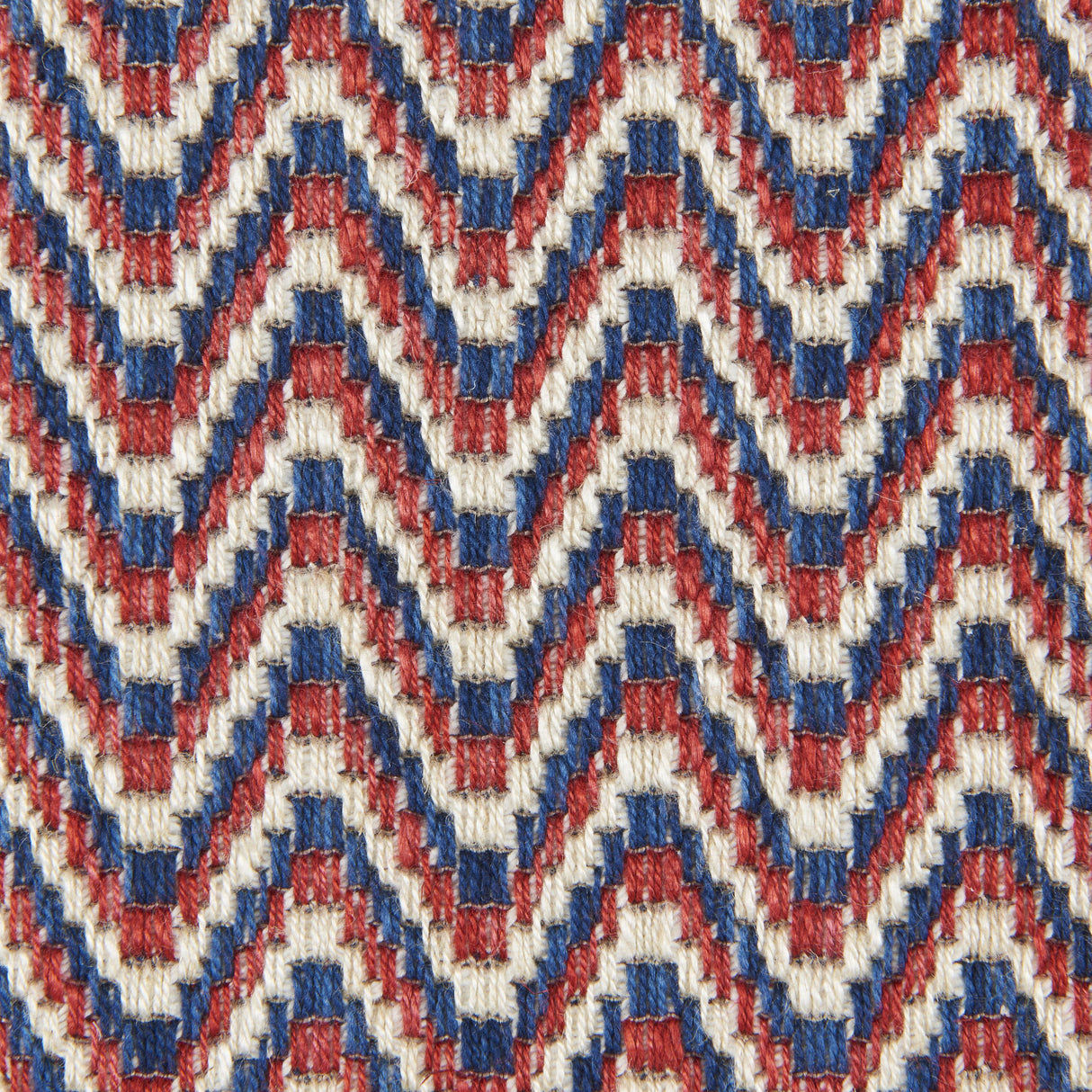 Brunschwig & Fils LAUBINET WEAVE RED/BLUE Upholstery Fabric