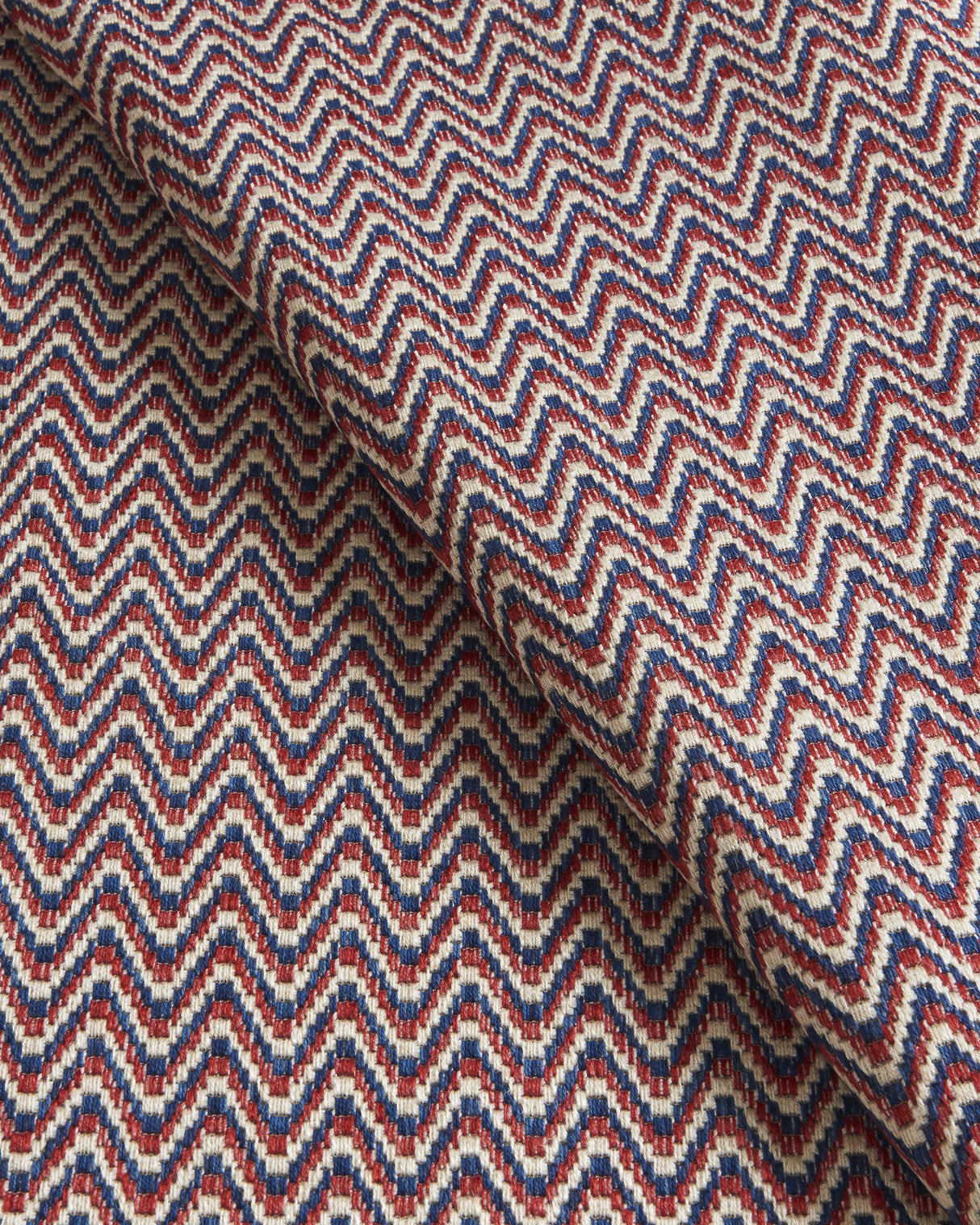 Brunschwig & Fils LAUBINET WEAVE RED/BLUE Upholstery Fabric