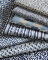 Brunschwig & Fils JULES TEXTURE BLUE Upholstery Fabric