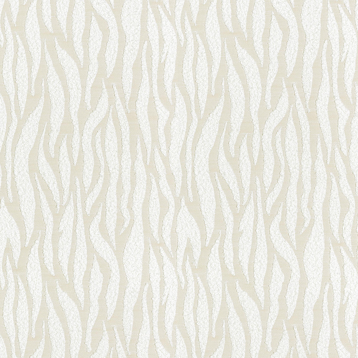 Coraggio Fiamme White On White Fabric