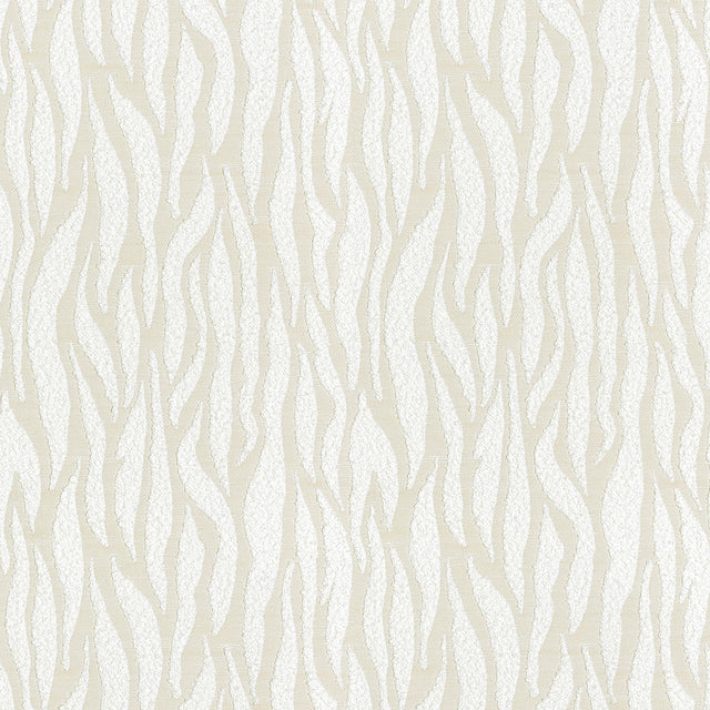 Coraggio Fiamme White On White Fabric