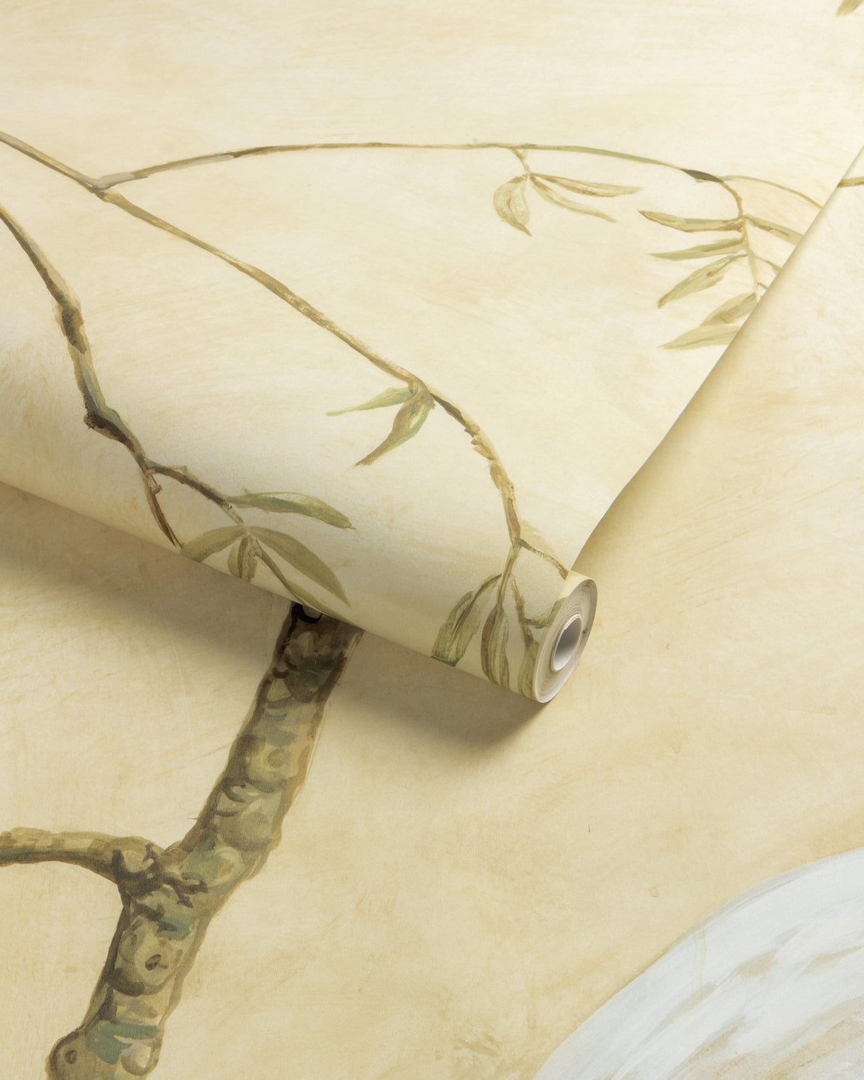 Brunschwig & Fils EGRET MARSH MURAL SAND Wallpaper