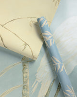 Brunschwig & Fils EGRET MARSH MURAL SAND Wallpaper