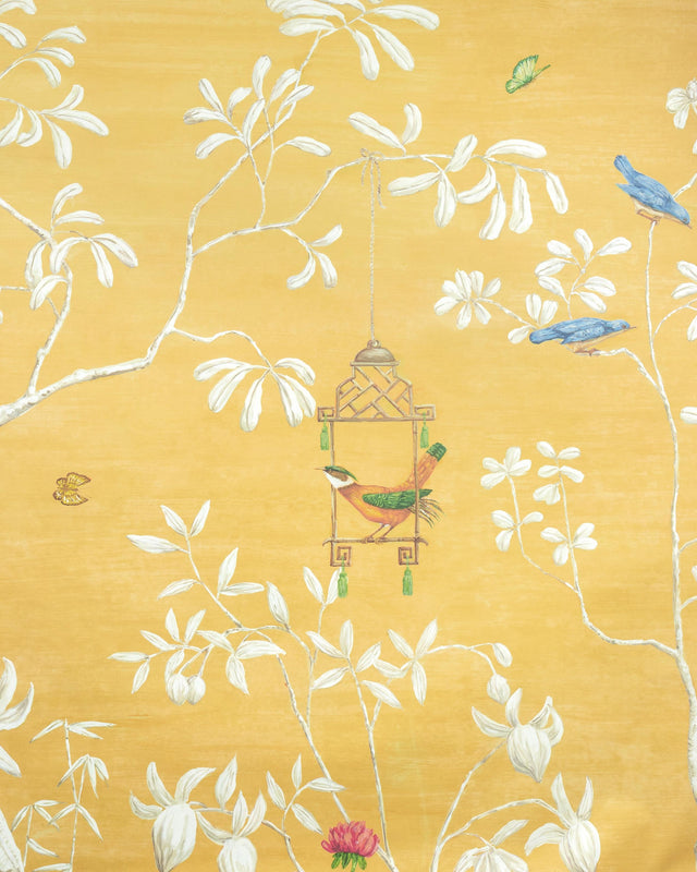 Brunschwig & Fils JARDIN YILI MURAL SOLEIL Wallpaper