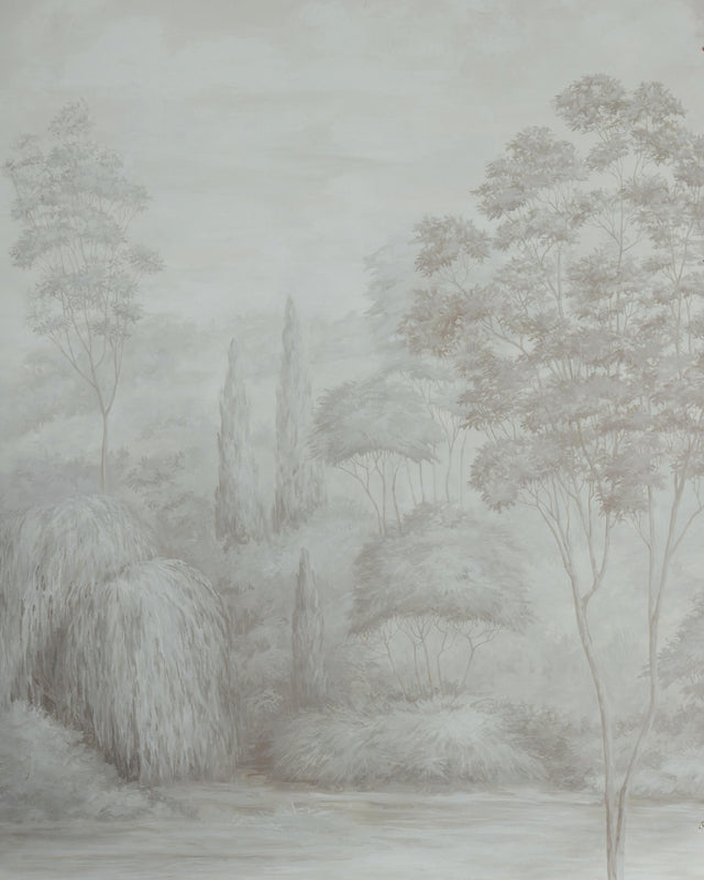Brunschwig & Fils ARBRES MURAL NEUTRAL Wallpaper