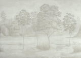 Brunschwig & Fils ARBRES MURAL NEUTRAL Wallpaper