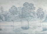 Brunschwig & Fils ARBRES MURAL BLUE Wallpaper