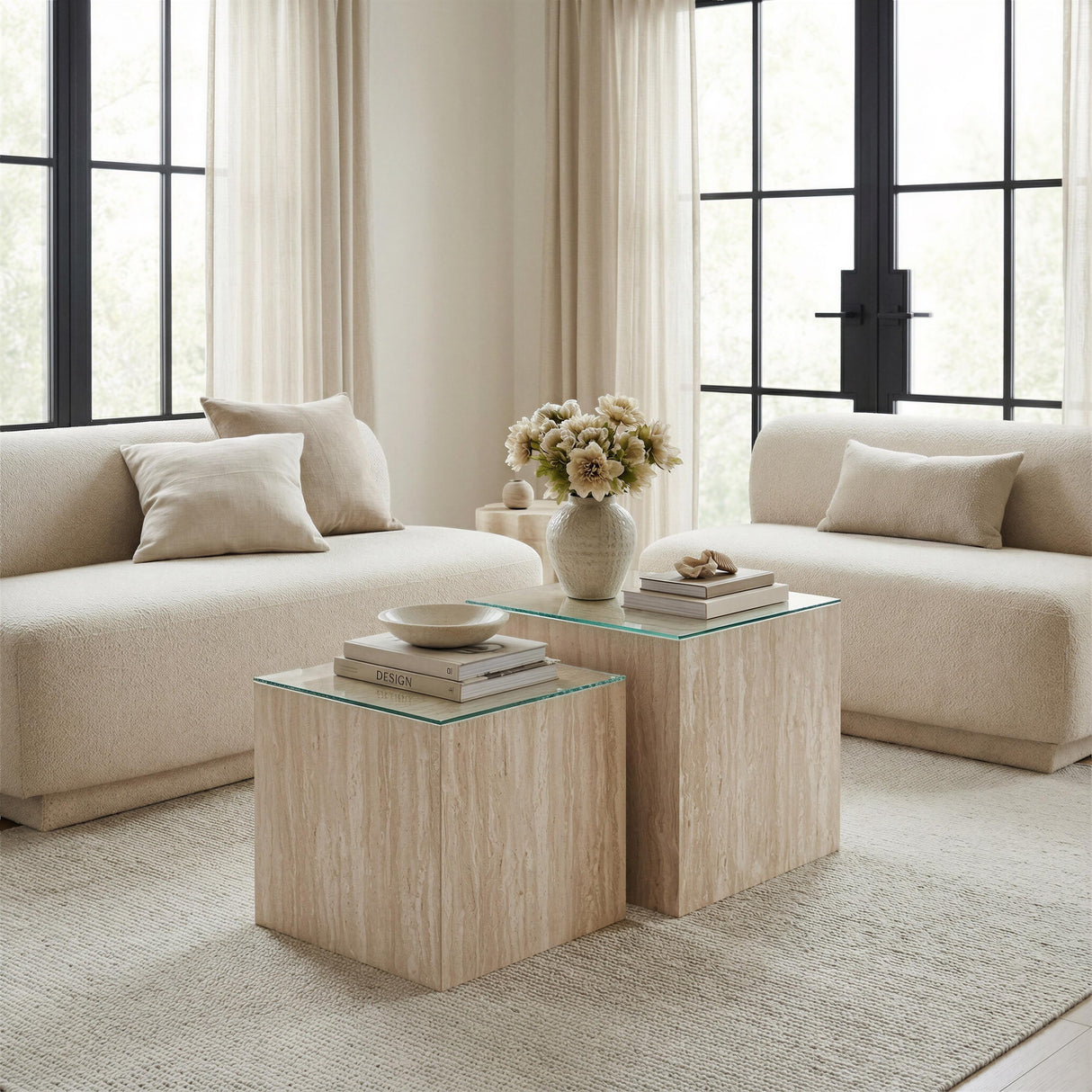 ZUO Anese Loveseat Multigrain Beige