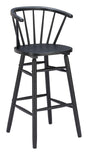 ZUO Stenger Barstool (Set of 2) Black