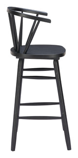 ZUO Stenger Barstool (Set of 2) Black