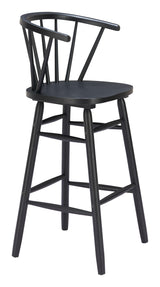ZUO Stenger Barstool (Set of 2) Black