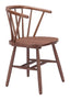 ZUO Stenger Dining Chair (Set of 2) Walnut