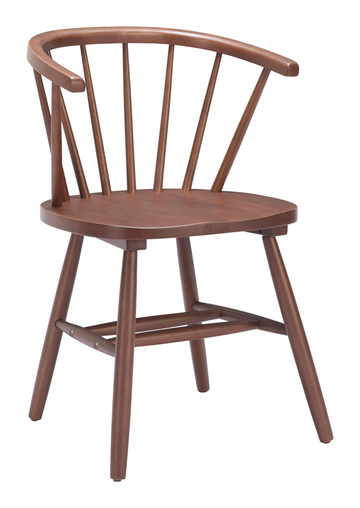 ZUO Stenger Dining Chair (Set of 2) Walnut