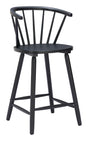 ZUO Stenger Counter Stool (Set of 2) Black
