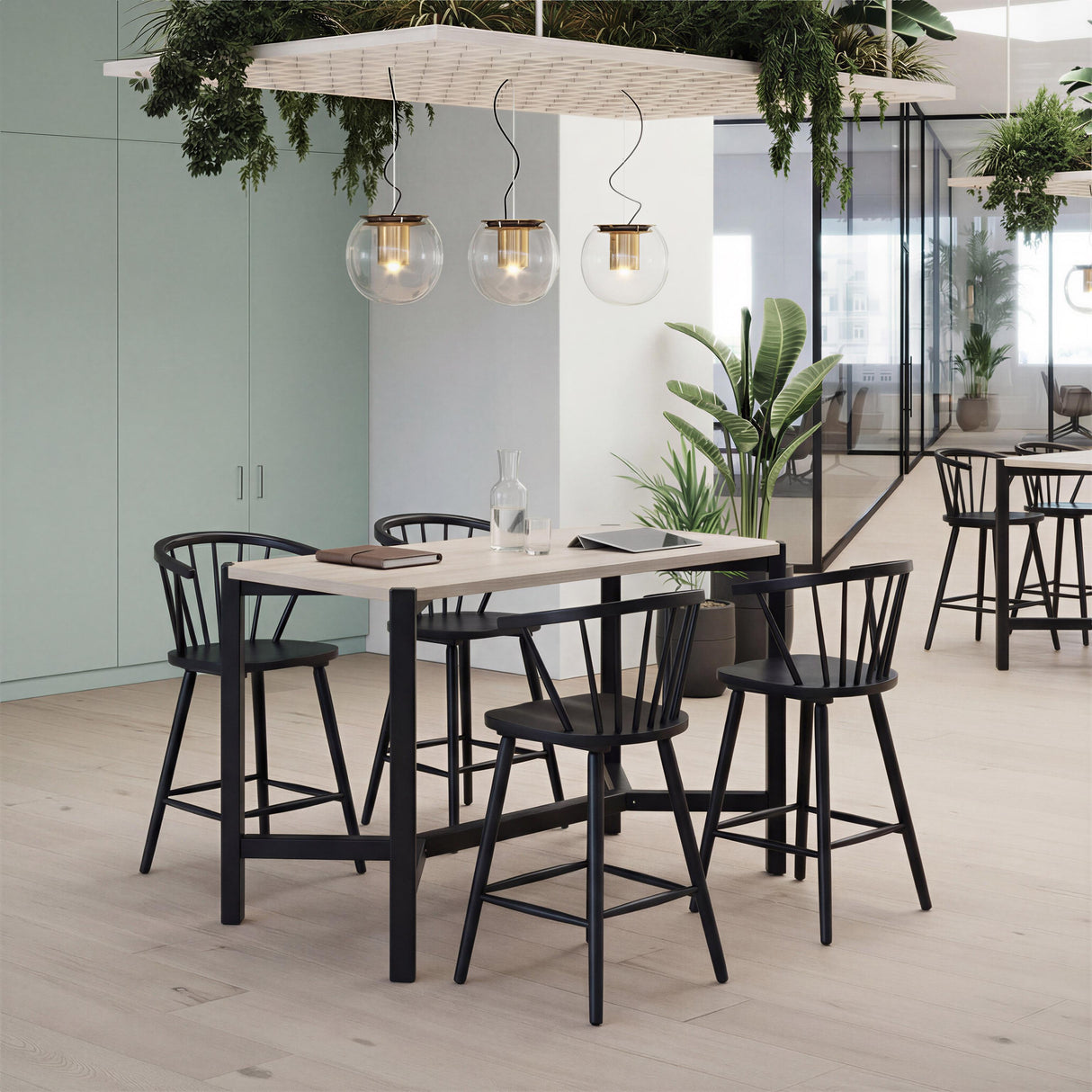 ZUO Stenger Counter Stool (Set of 2) Black