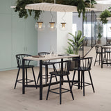 ZUO Stenger Counter Stool (Set of 2) Black