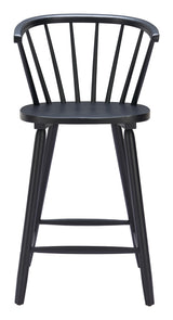 ZUO Stenger Counter Stool (Set of 2) Black