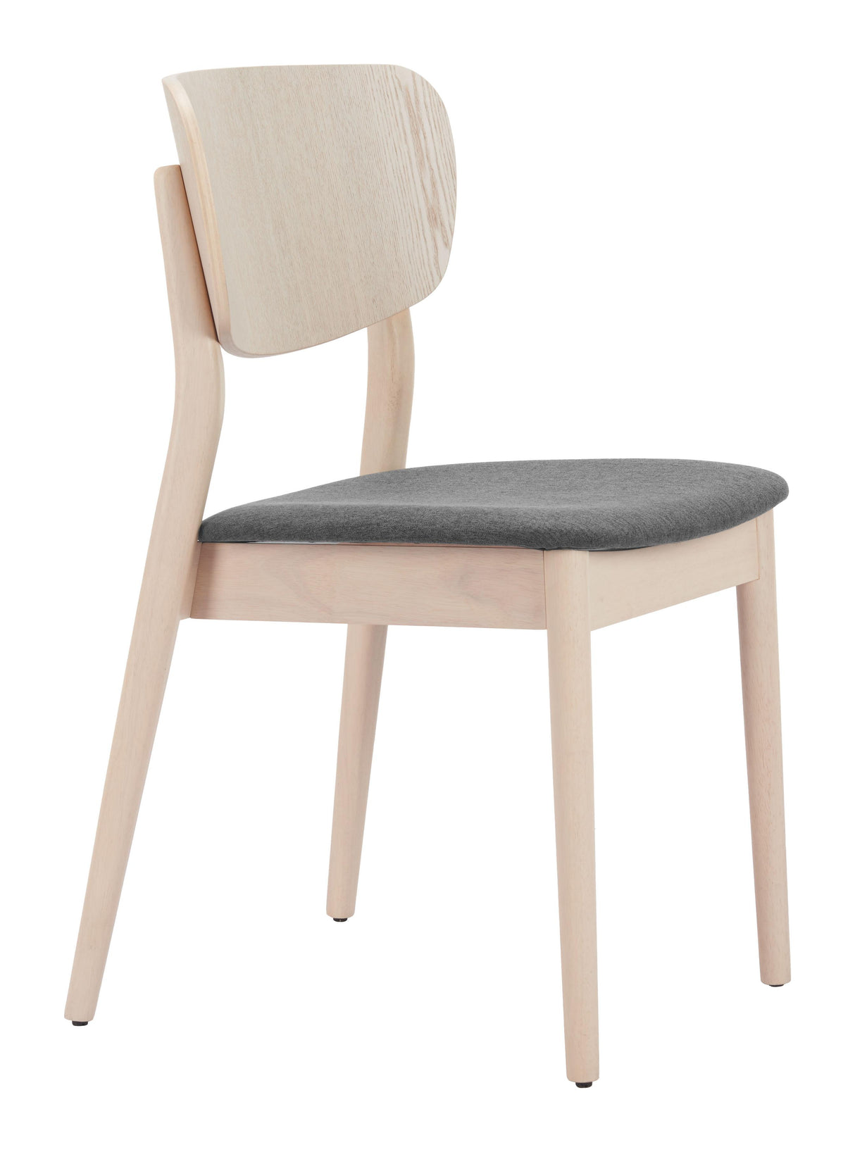 ZUO Kellua Dining Chair (Set of 2) Gray & Natural