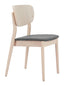 ZUO Kellua Dining Chair (Set of 2) Gray & Natural