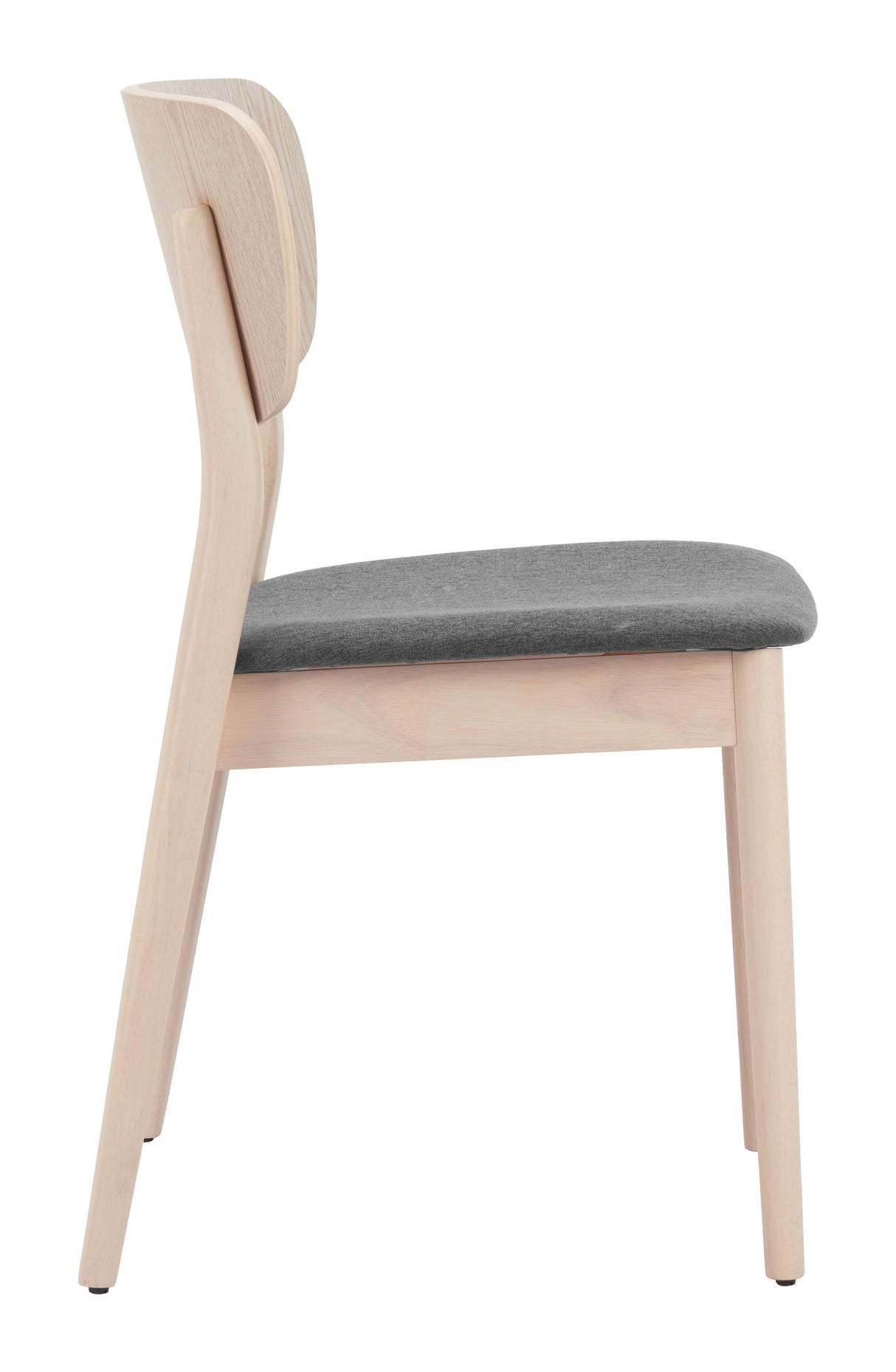 ZUO Kellua Dining Chair (Set of 2) Gray & Natural