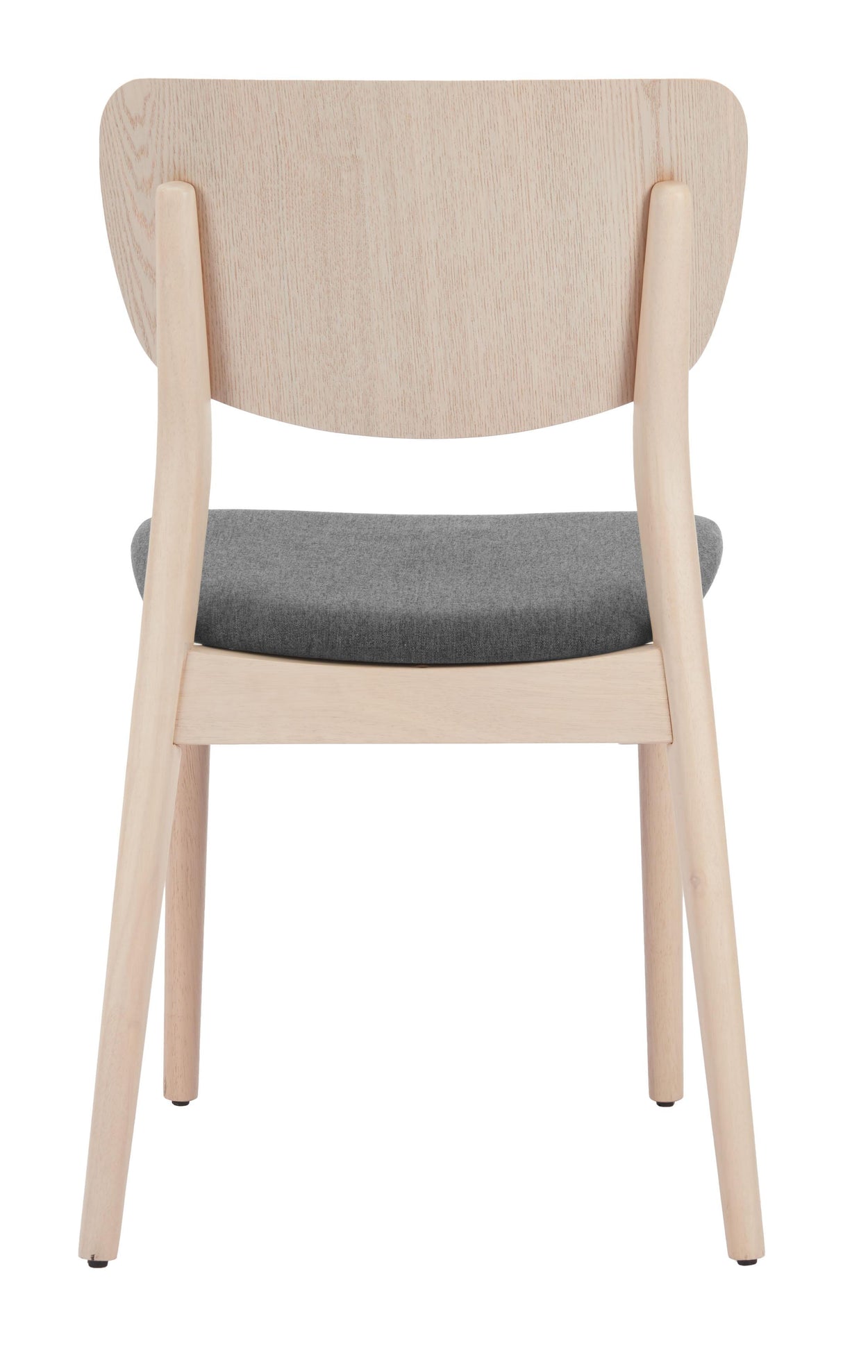 ZUO Kellua Dining Chair (Set of 2) Gray & Natural